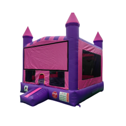 13x13 Pink & Purple Castle Bounce House