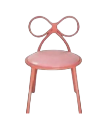 Kids Pink Bow Chair
