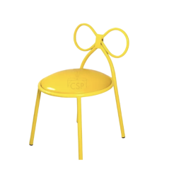 Kids Yellow Bow Chair