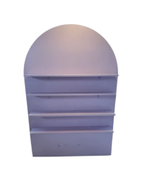 7ft Arch Wall w/ Shelves